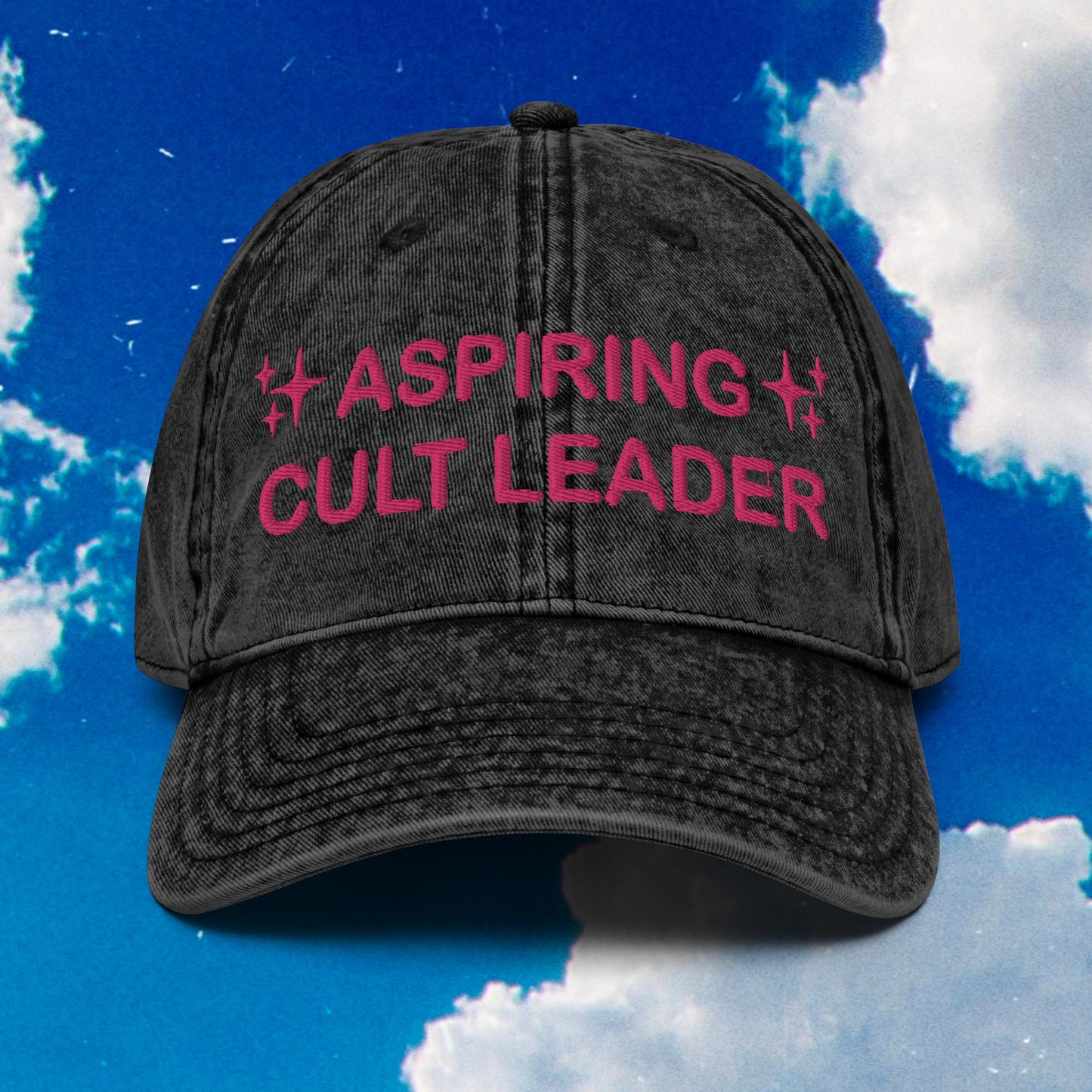Aspiring Cult Leader Girly Pop Cotton Twill Cap