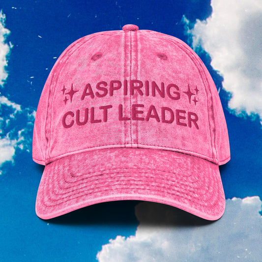 Aspiring Cult Leader Girly Pop Cotton Twill Cap