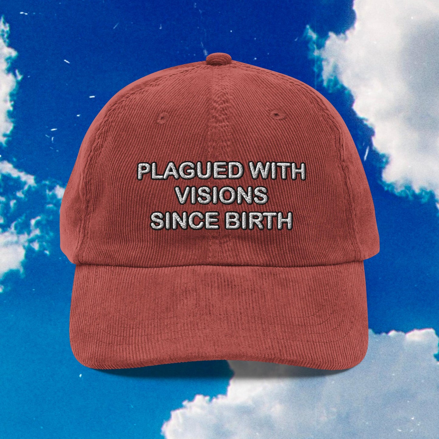 Plagued With Visions Corduroy Cap